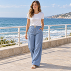 Pantalón Denim Soft Wide Leg