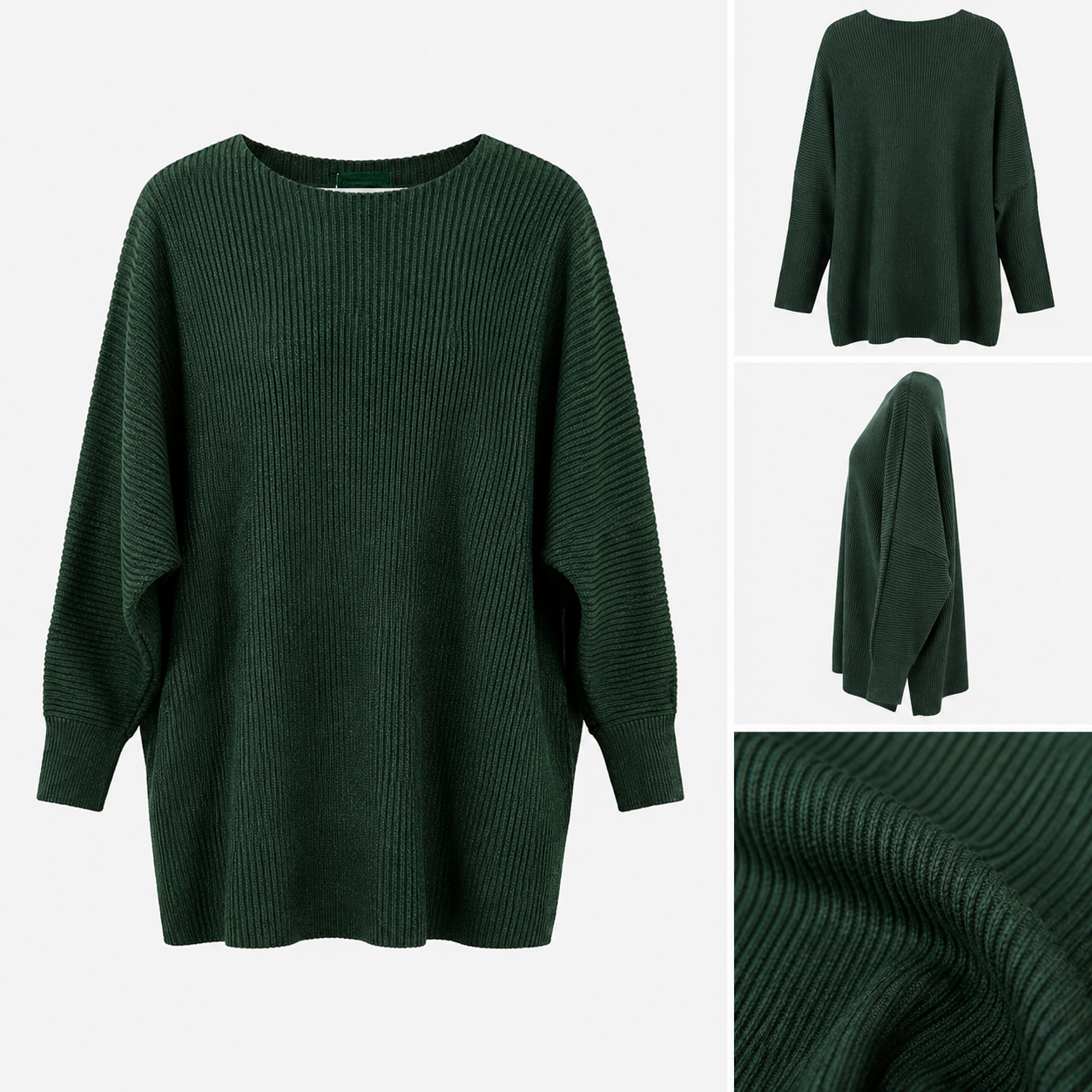 Sweater Oversize Manga Murciélago