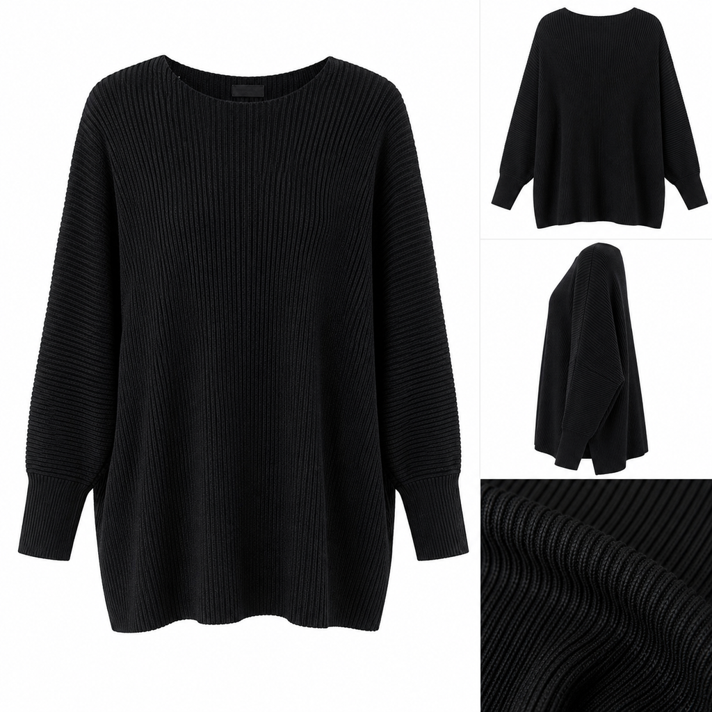 Sweater Oversize Manga Murciélago