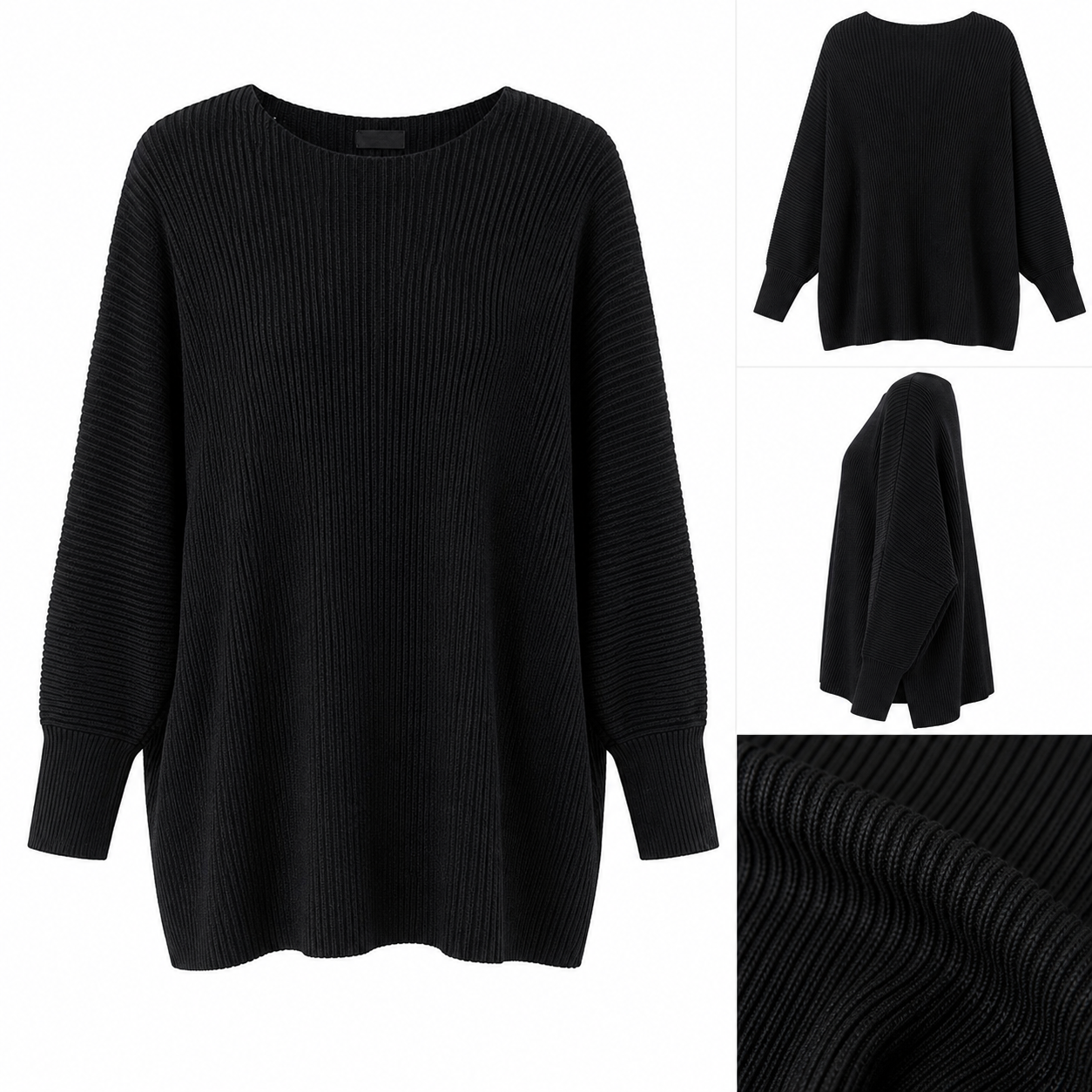 Sweater Oversize Manga Murciélago