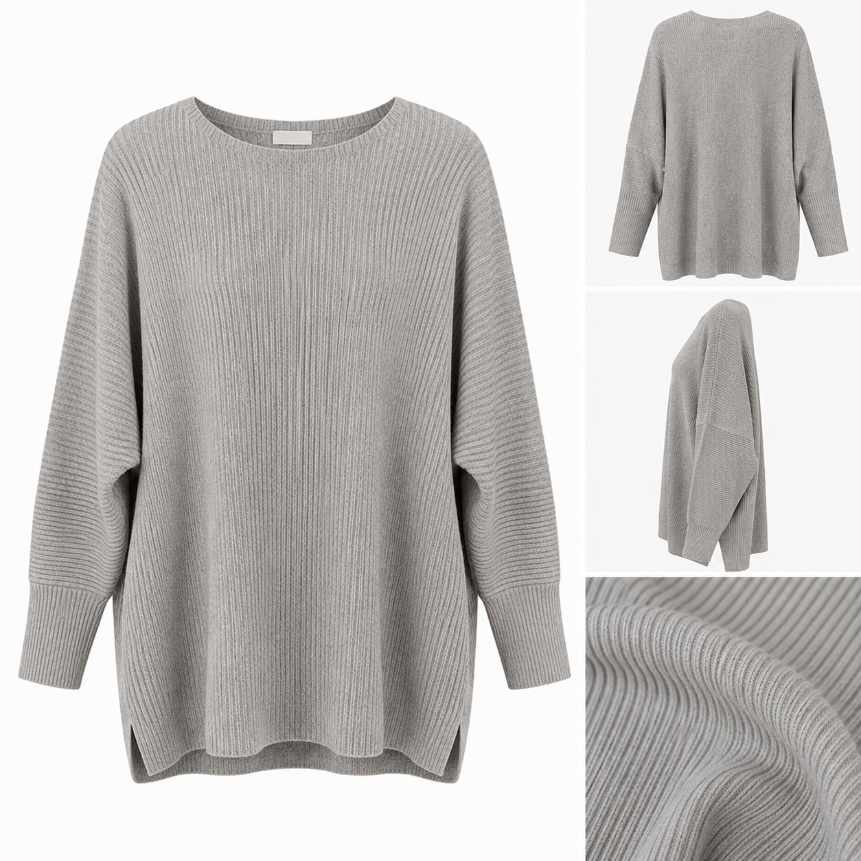Sweater Oversize Manga Murciélago