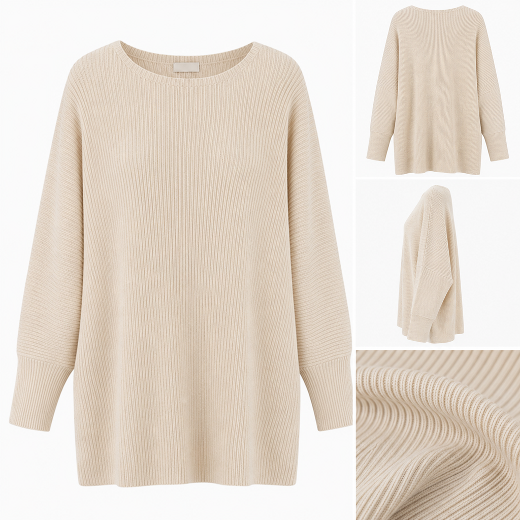 Sweater Oversize Manga Murciélago