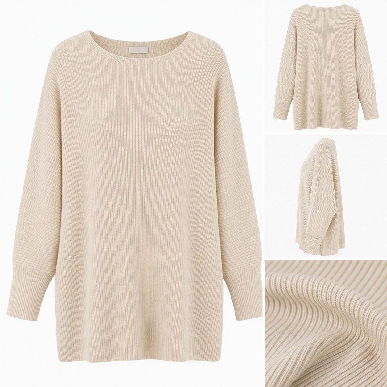 Sweater Oversize Manga Murciélago