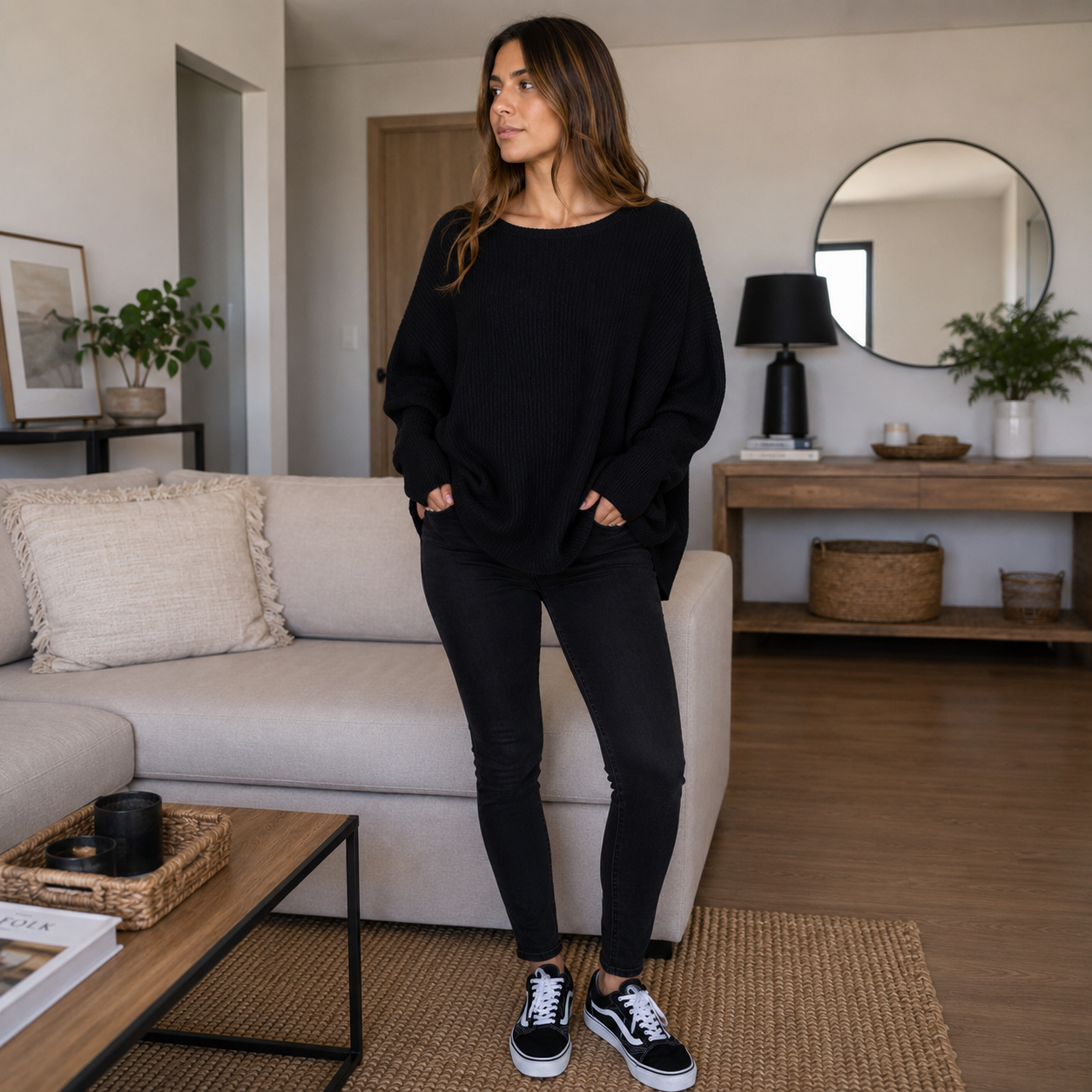 Sweater Oversize Manga Murciélago