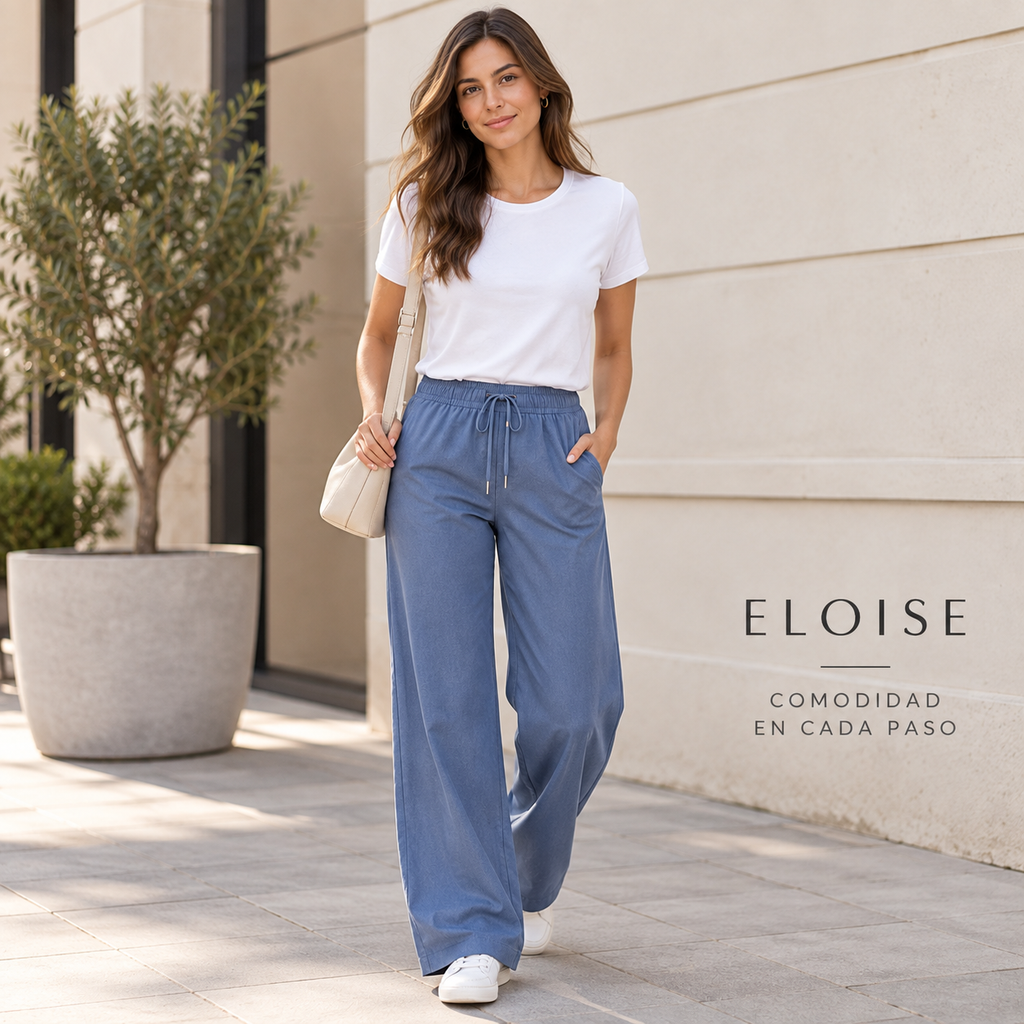 Pantalón Denim Soft Wide Leg
