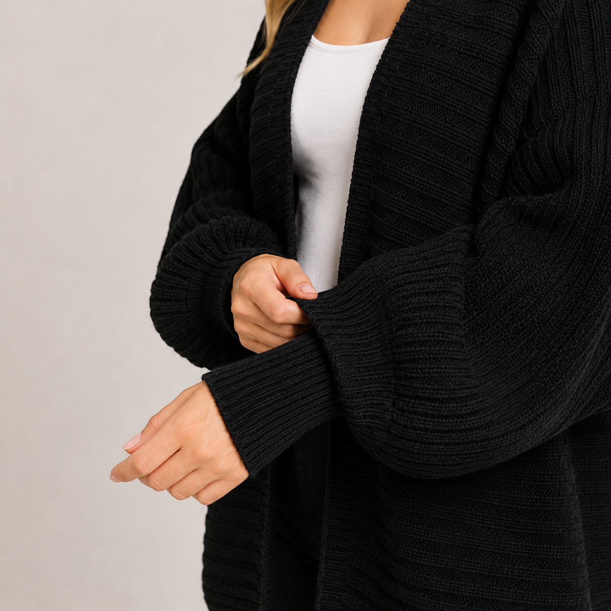 Cardigan Tejido Oversize