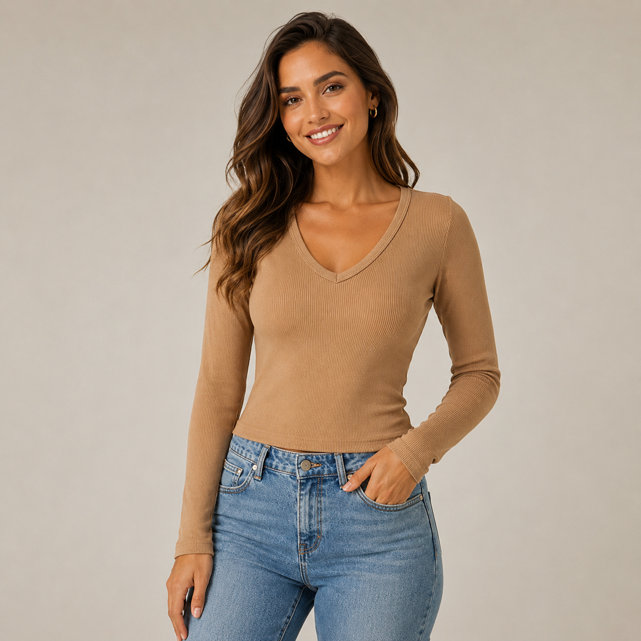 Polera Essential Escote V