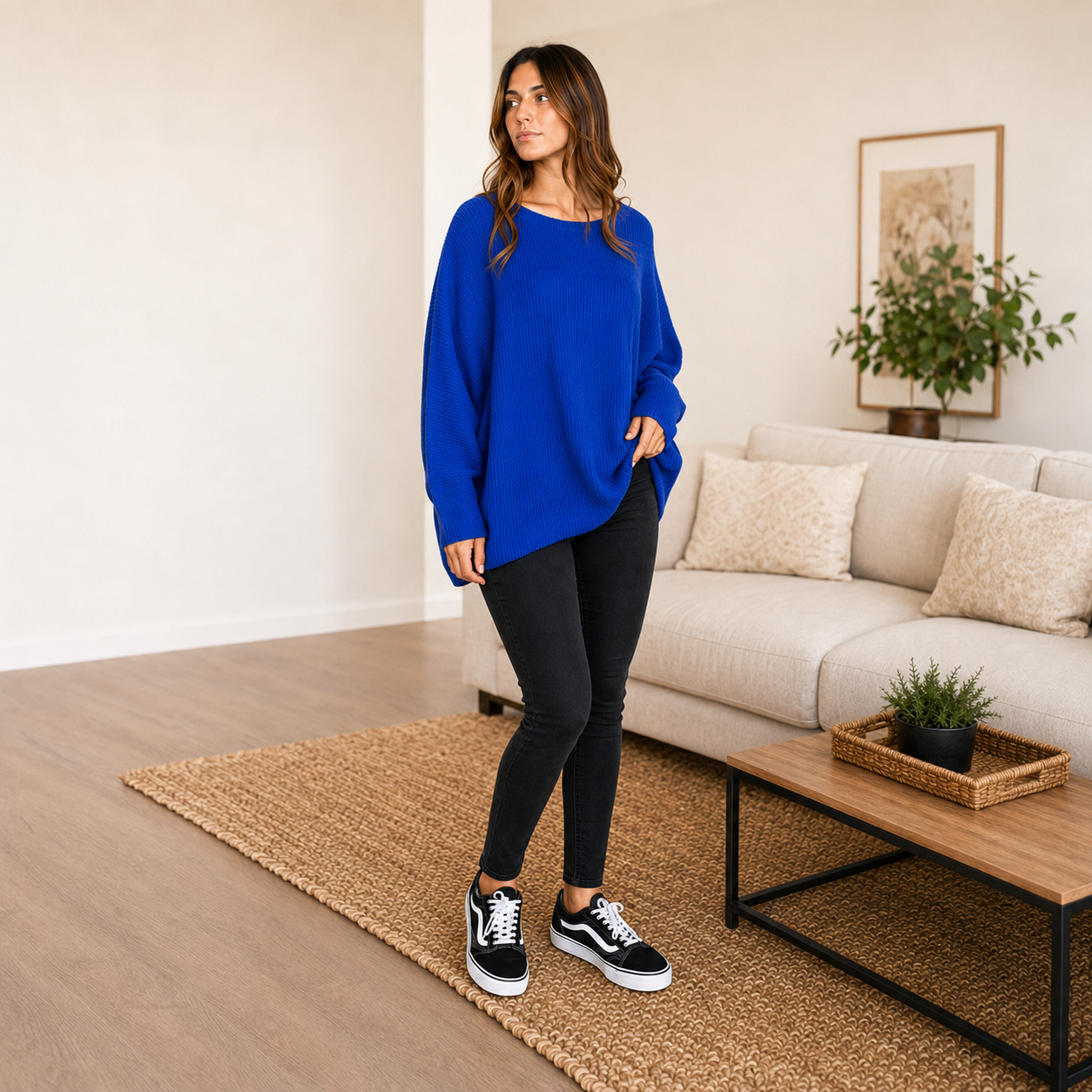 Sweater Oversize Manga Murciélago