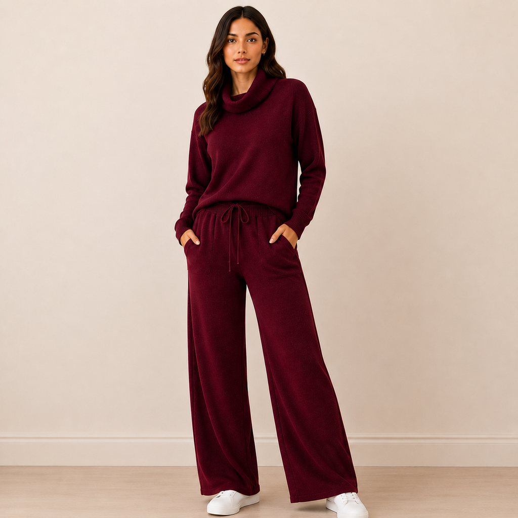 Conjunto Lanilla Soft Cuello Alto
