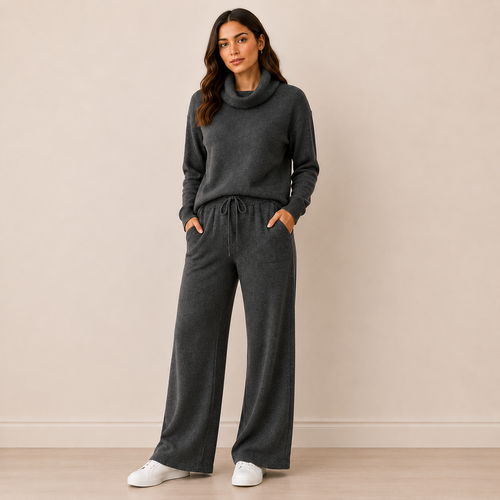 Conjunto Lanilla Soft Cuello Alto