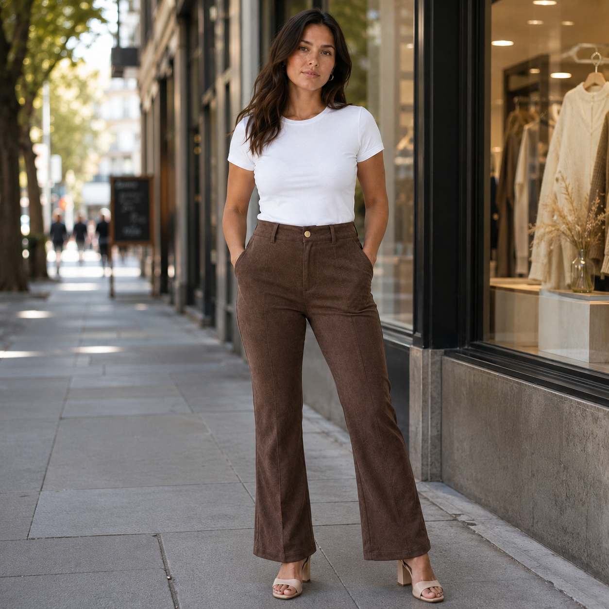 Pantalón Praga Moka