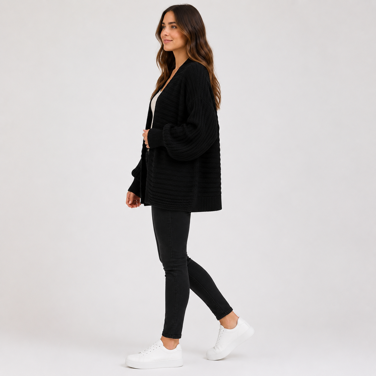 Cardigan Tejido Oversize