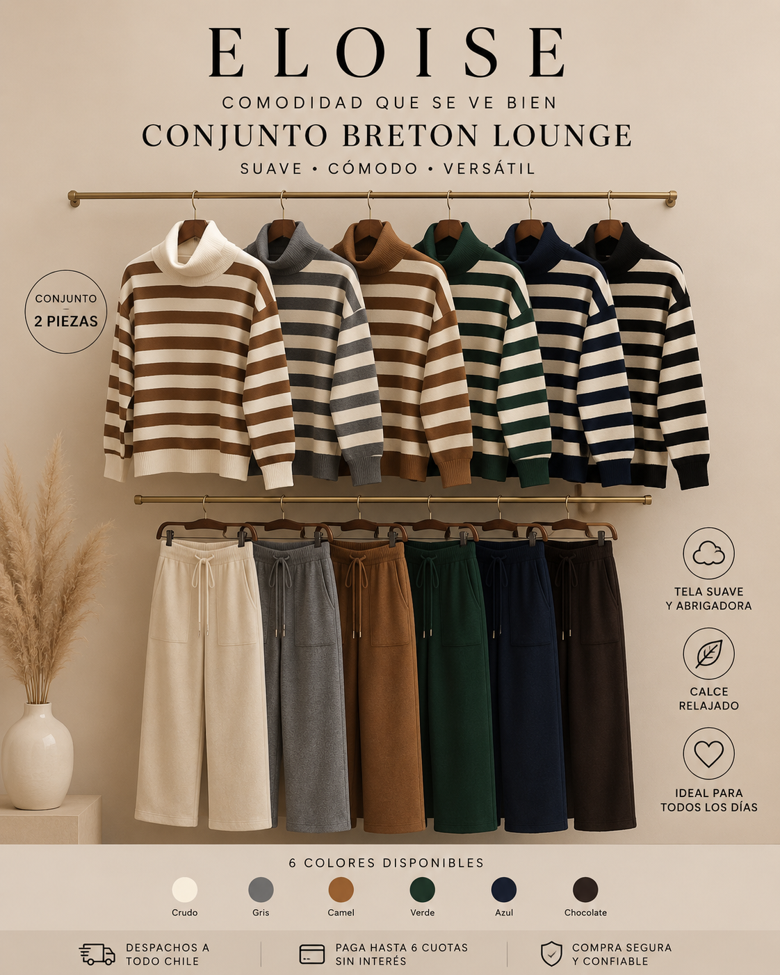 Set Elois Breton Lounge