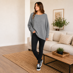 Sweater Oversize Manga Murciélago