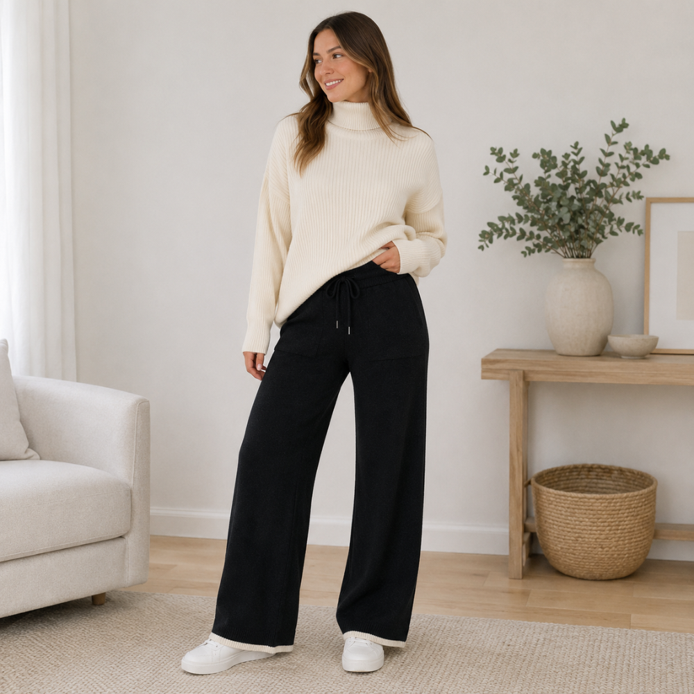 Pantalón Palazzo Lanilla Soft Mujer