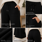 Pantalón Palazzo Lanilla Soft Mujer