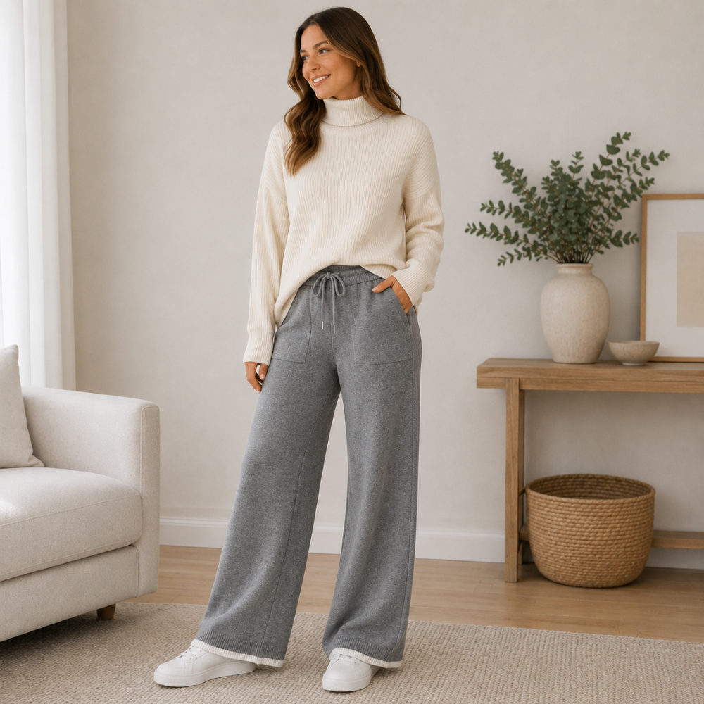 Pantalón Palazzo Lanilla Soft Mujer