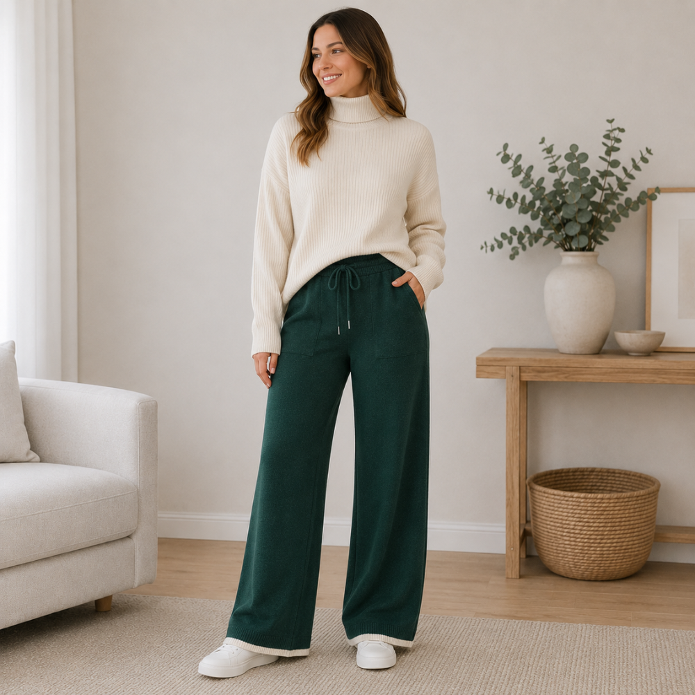 Pantalón Palazzo Lanilla Soft Mujer