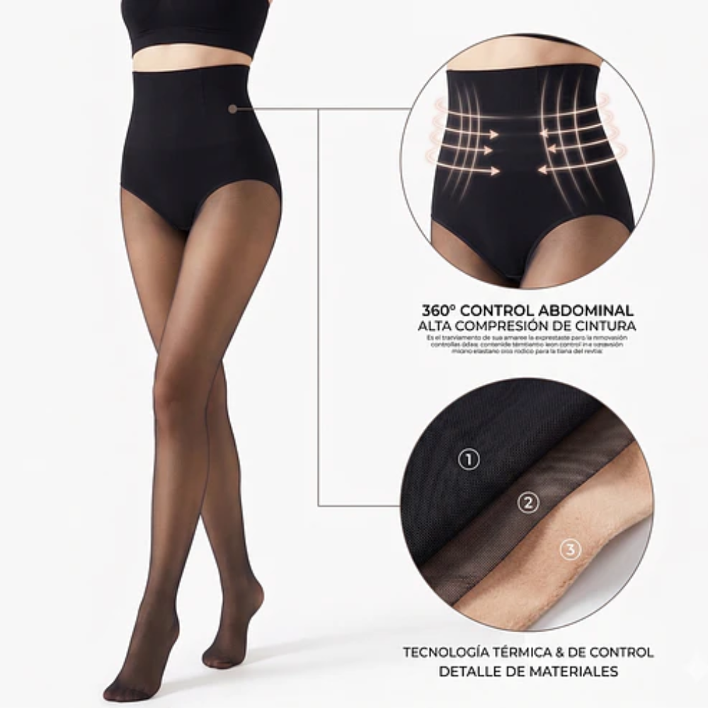 Panty Efecto Piel Sin Faja
