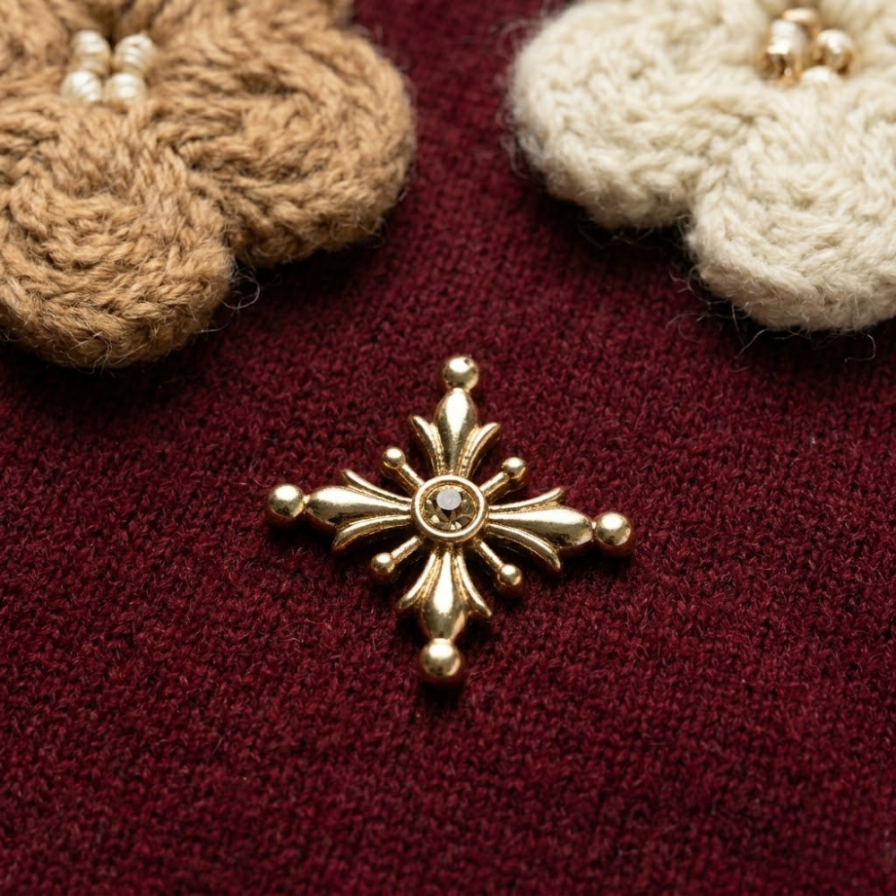Sweater Bordado Flores Mujer